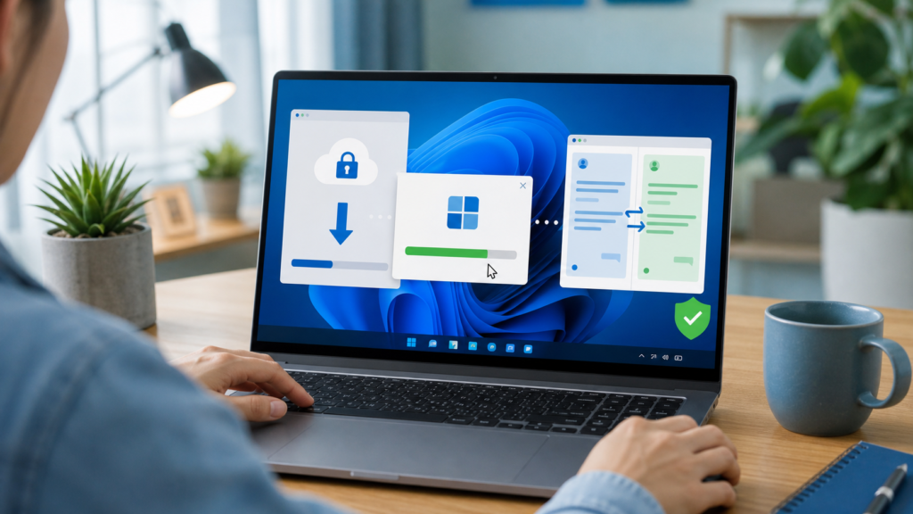 有道翻译Windows版安全下载、安装及双语翻译操作示意图